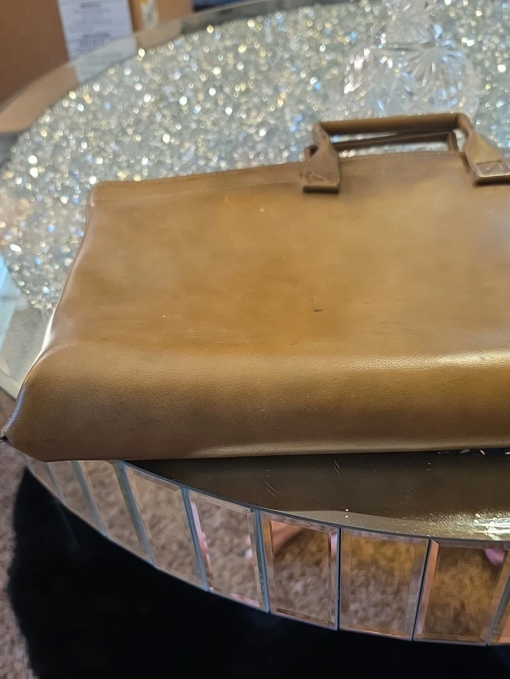 LEATHER BRIEFCASE, Classic Brown 11